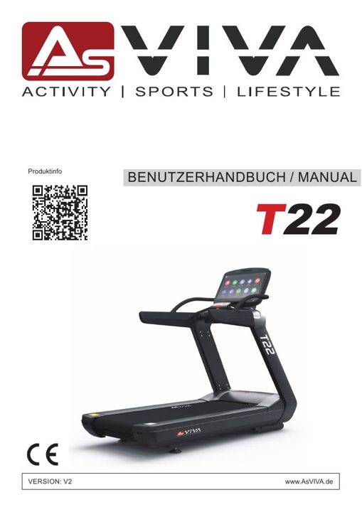 Laufband Studio Pro T22 Bedienungsanleitung