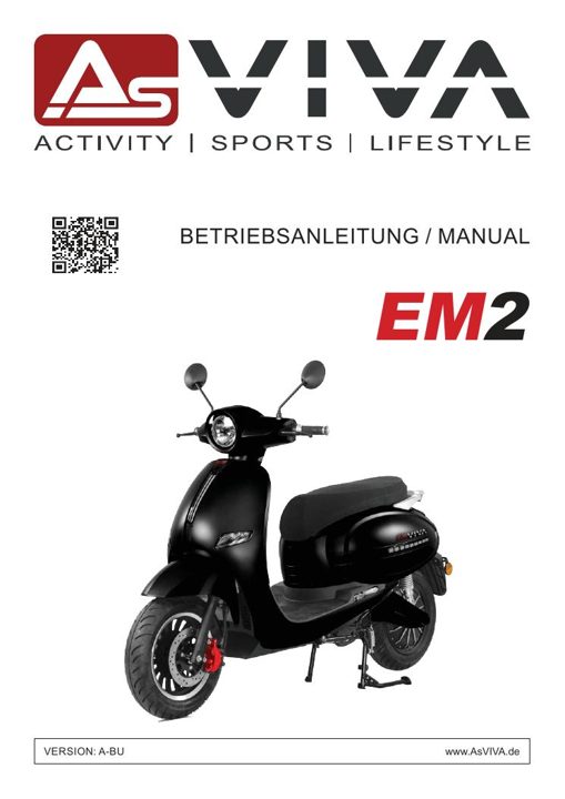 AsVIVA EM2 E-Roller Akku 60V 22.4Ah Li-Ion