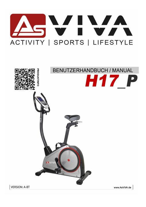 Heimtrainer & Ergometer AsVIVA H17_P App-Bluetooth