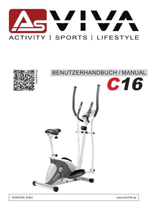 2in1 Crosstrainer & Heimtrainer C16 Bedienungsanleitung