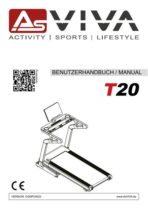 Laufband T20 Cardio Pro Runner Bedienungsanleitung