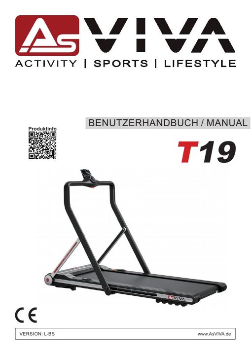 Laufband T19 Bluetooth Compact Runner Bedienungsanleitung