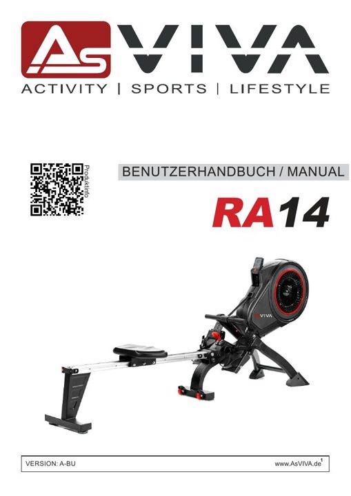 Rudergerät Magnetic Rower RA14 Bedienungsanleitung