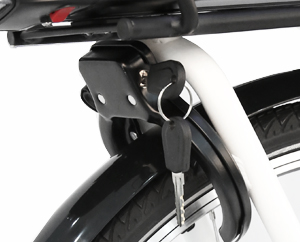 B14 Electric Dutch bike with adjustable handlebar stem