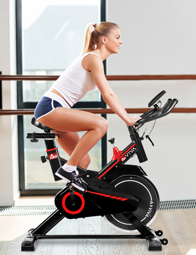 Trainings Fahrrad Indoor Fitness Speedbike Heimtrainer Ergometer Cycling  120 kg 