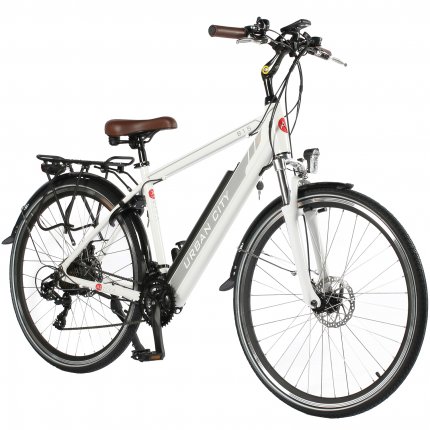(B-Ware) E-Bike CityBike 28" B15-H AsVIVA 36V Trekkingrad Elektrofahrrad Pedelec weiß