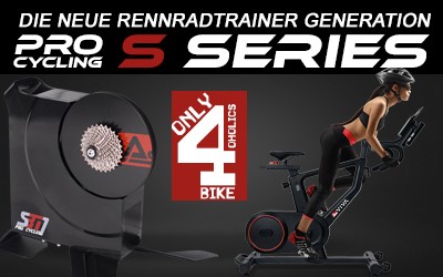 AsVIVA S18 Indoor Cycle Profi Rennrad-Trainer und Rollentrainer