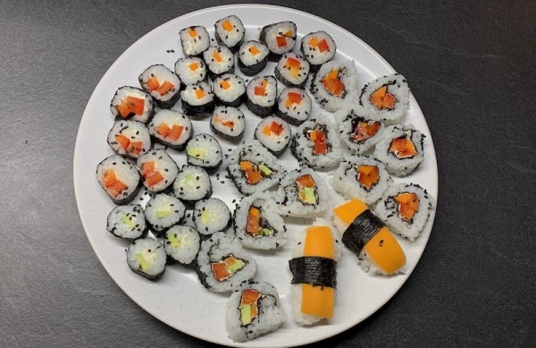 Vegetarisches-Sushi