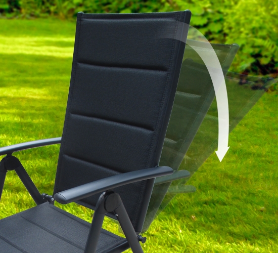 Gartenstühle mit verstellbarer Rückenlehne