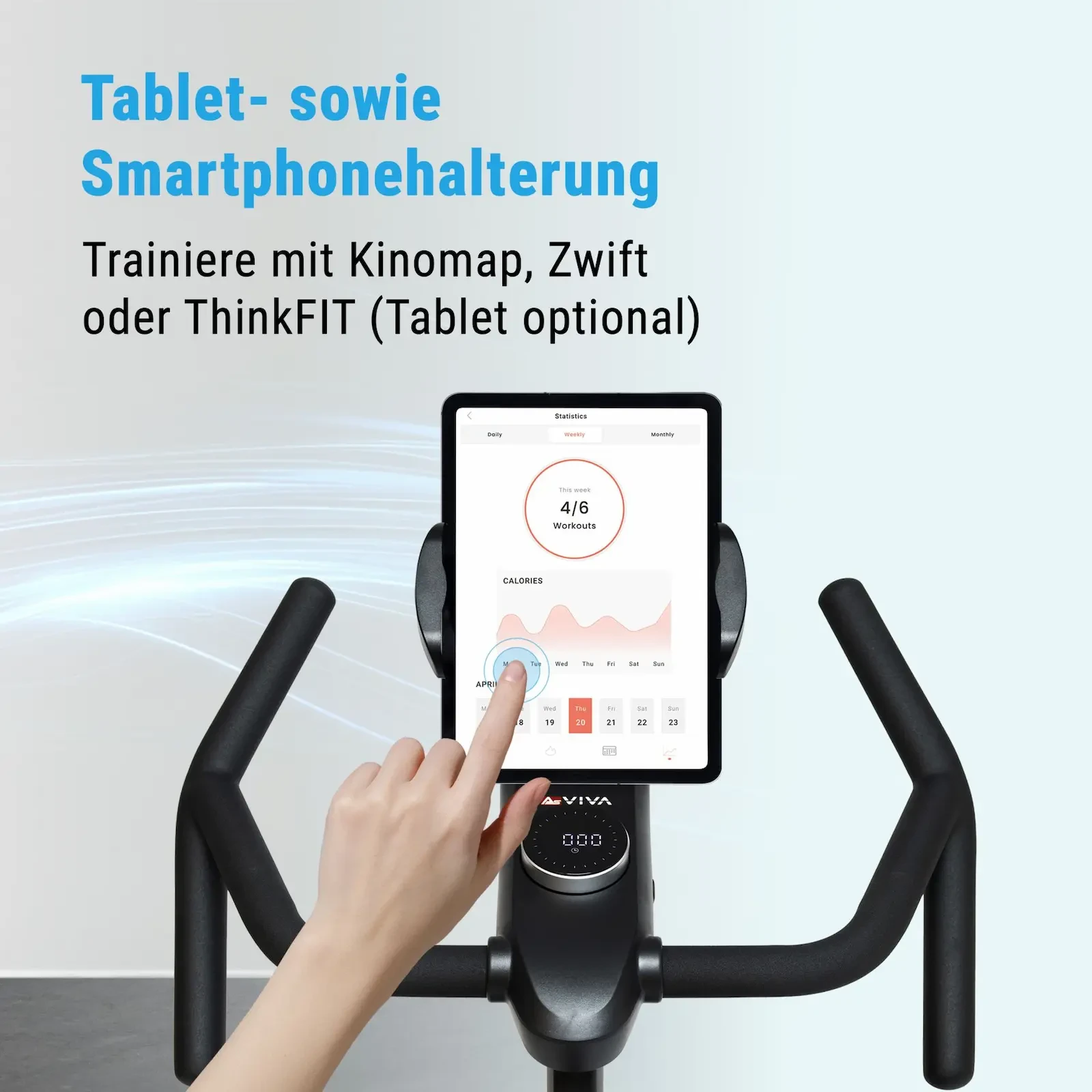 Tablet- & Smartphonehalterung am Cockpit