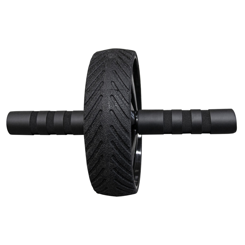 Produktansicht des AsVIVA Bauchrollers Fit AW1 mit profiliertem Laufrad und gepolsterten Griffen