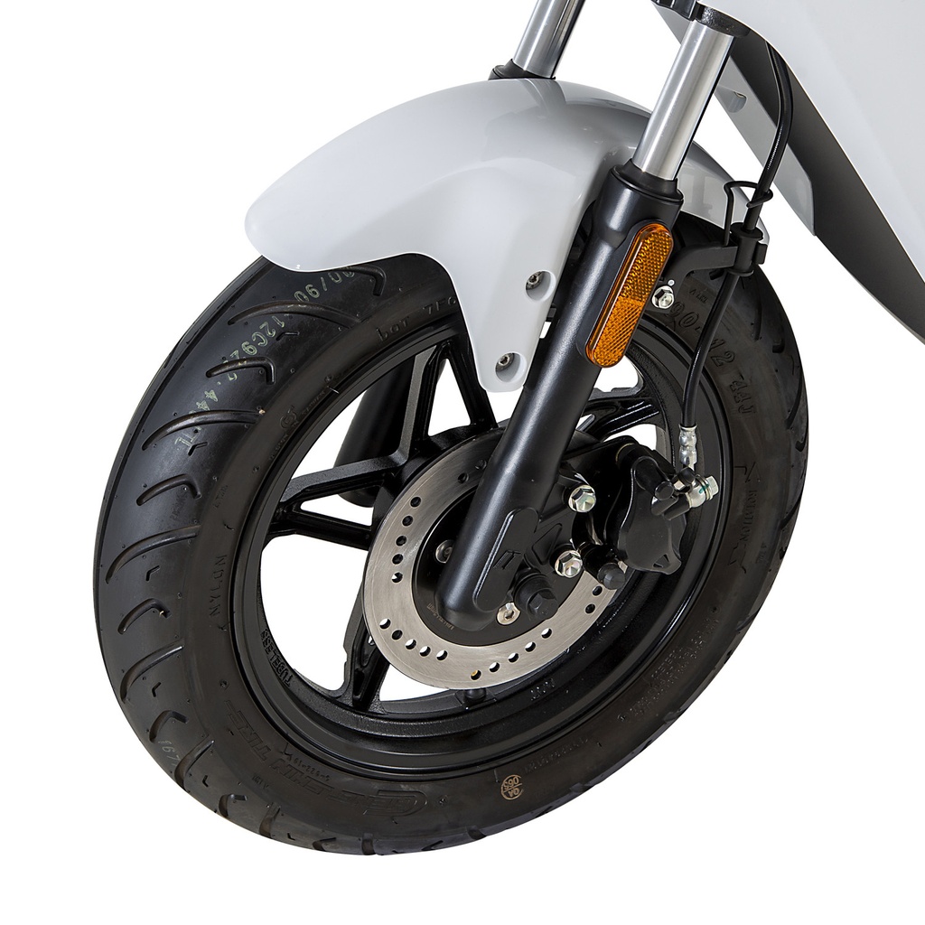 AsVIVA Elektro-Motorroller EM1 weiß - Produktansicht
