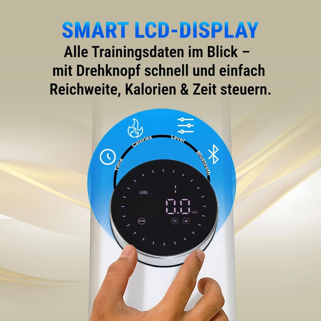 AsVIVA Ergometer Speedbike H12 – Smart knob