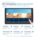 AsVIVA Ergometer Heimtrainer H21 Pro Wi-Fi – Konsole mit 12 Programmen, Watt konstant und Zielherzfrequenz