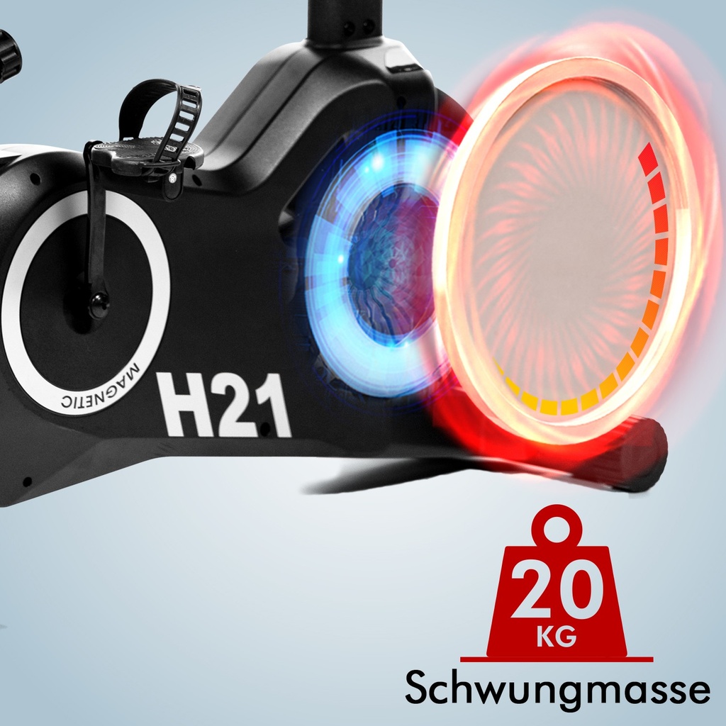 Ergometer Wi-Fi H21 Pro – Schwungmasse Magnetbremse