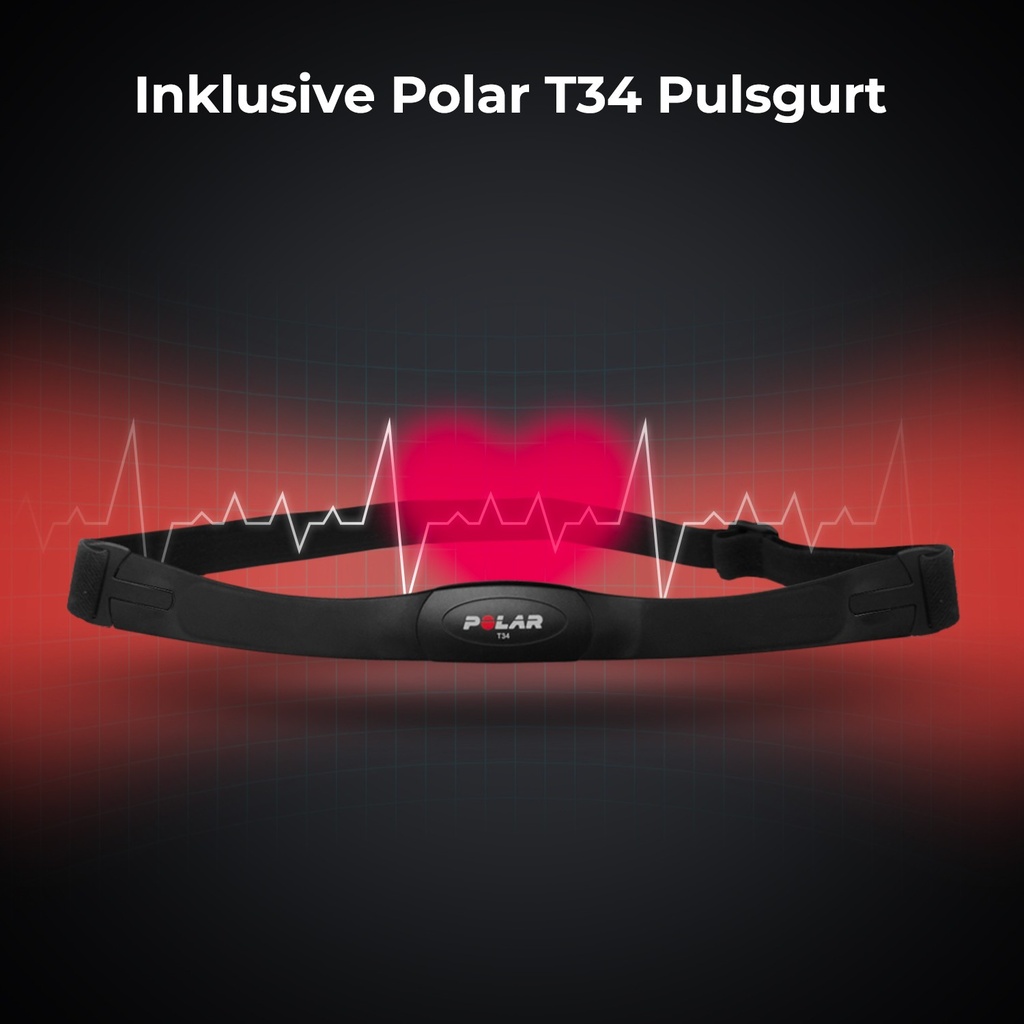 Ergometer Wi-Fi H21 Pro – Brustgurt Pulsmessung
