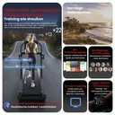 AsVIVA Laufband T30 Pro Max Climb Marathon mit Anbindung an beliebte Fitness-Apps für vernetztes Training