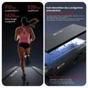 Große Lauffläche und robuster Laufgürtel des AsVIVA Laufbands T30 Pro Max Climb Marathon