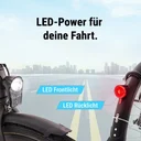 AsVIVA E-Bike BC1B – 28" Urban Citybike – LED-Beleuchtung & Beleuchtung