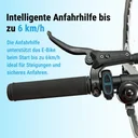AsVIVA E-Bike BC1B – 28" Urban Citybike – Anfahrhilfe