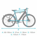 AsVIVA E-Bike BC1B – 28" Urban Citybike – Ansicht 12