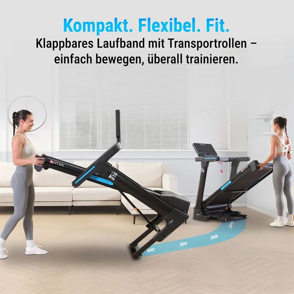 AsVIVA Laufband (UF6480-B) - App-Kompatibilität