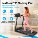 AsVIVA 2in1 – Walk & Run Laufband T21 – kompakte Bauweise