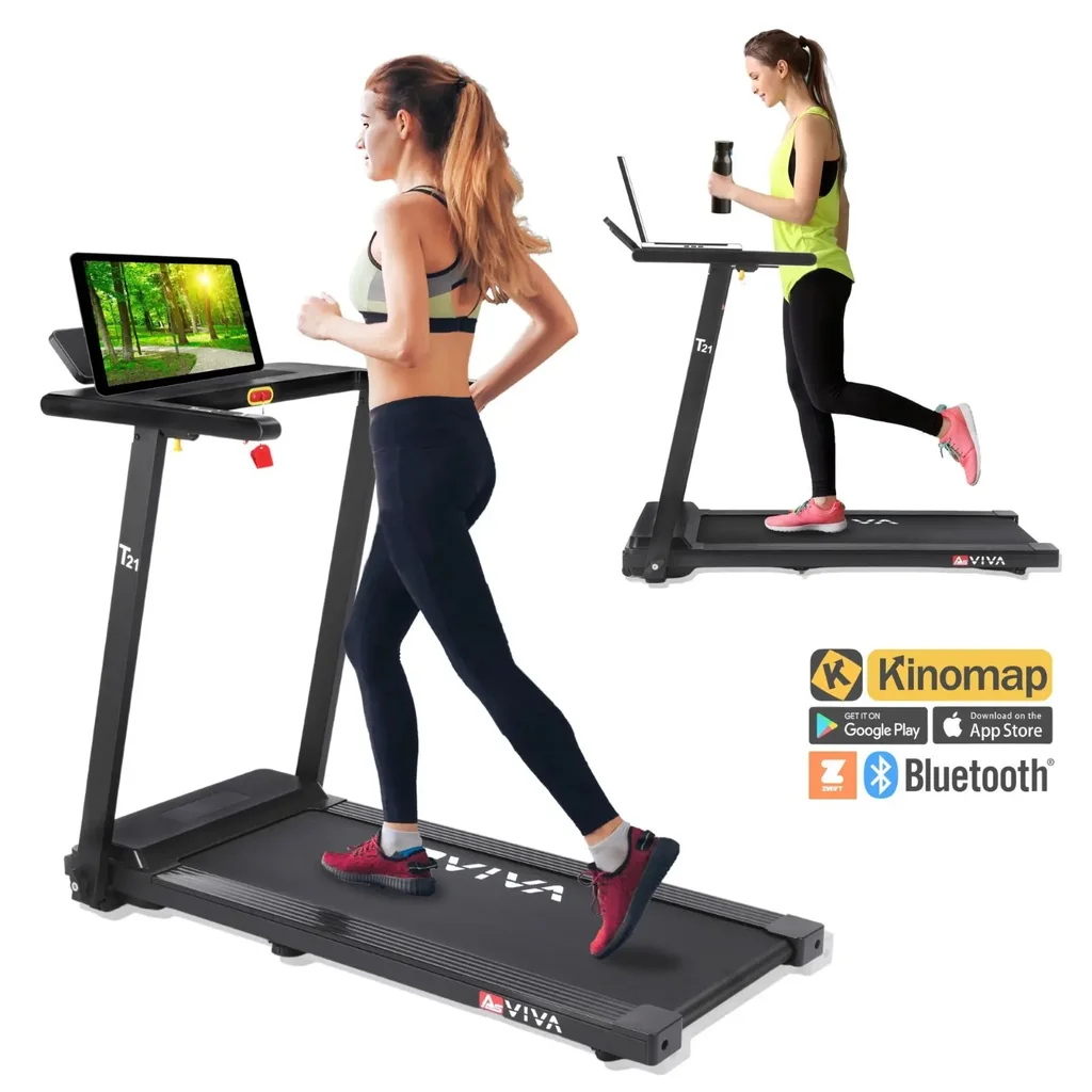 AsVIVA 2in1 – Walk & Run Laufband T21 – kompakte Bauweise (2)