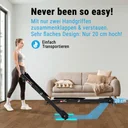 AsVIVA 2in1 – Walk & Run Laufband T21 – kompakte Bauweise & platzsparend