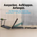 AsVIVA 2in1 – Walk & Run Laufband T21 – kompakte Bauweise & Montage