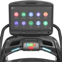 Handpulssensoren an den Haltegriffen des AsVIVA Laufbands T22 Studio Pro zur Herzfrequenzmessung