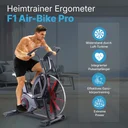 AsVIVA Air Bike Semi-Profi Heimtrainer F1 – Luftwiderstand