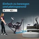 AsVIVA Air Bike Semi-Profi Heimtrainer F1 – Luftwiderstand & platzsparend