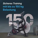 AsVIVA Air Bike Semi-Profi Heimtrainer F1 – Luftwiderstand (2)
