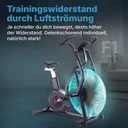 AsVIVA Air Bike Semi-Profi Heimtrainer F1 – Luftwiderstand (3)