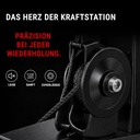 AsVIVA MG5 Pro – hochwertige Umlenkrollen und Kabelzugsystem