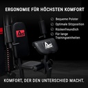 AsVIVA MG5 Pro – ergonomische Polsterung und Sitzposition