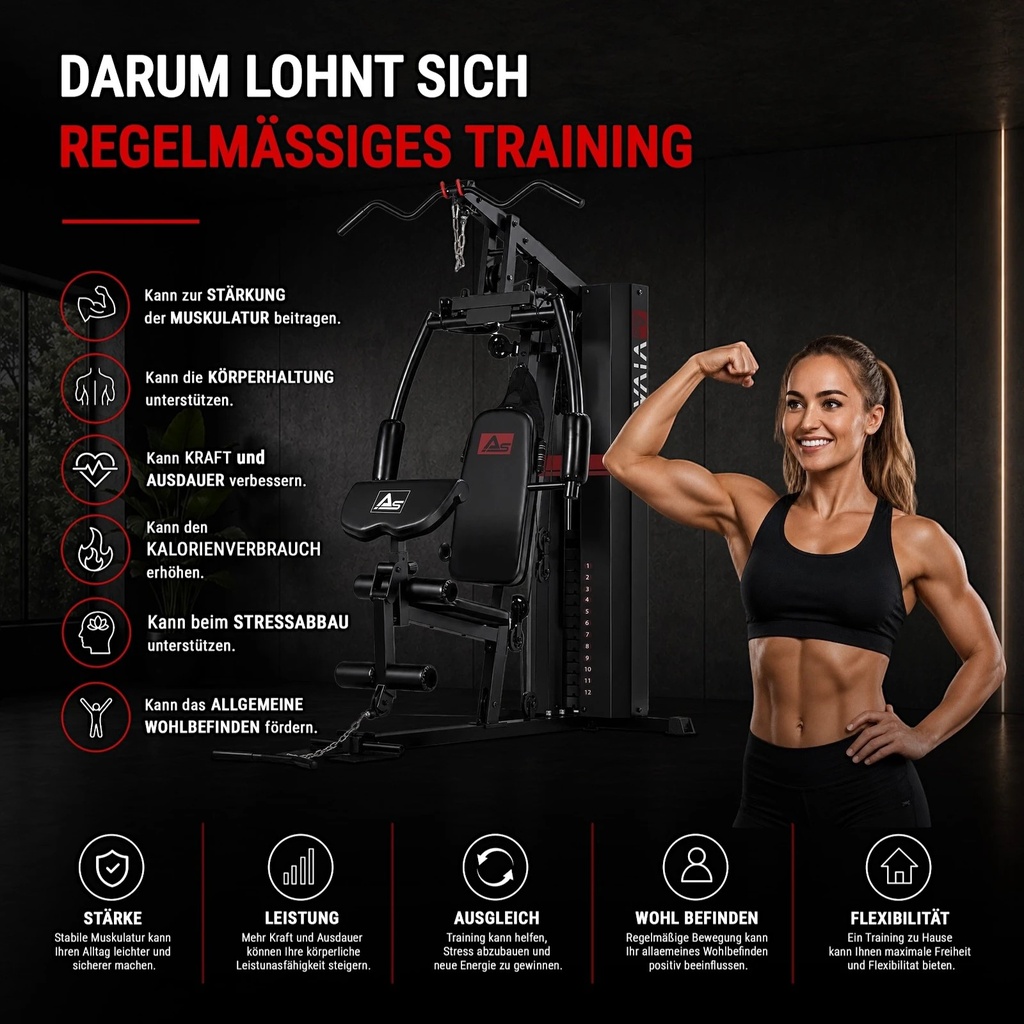 AsVIVA MG5 Pro – Vorteile von regelmäßigem Krafttraining
