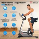 Detailaufnahme der Konsole und Ausstattung des AsVIVA Ergometers H25 Studio Pro