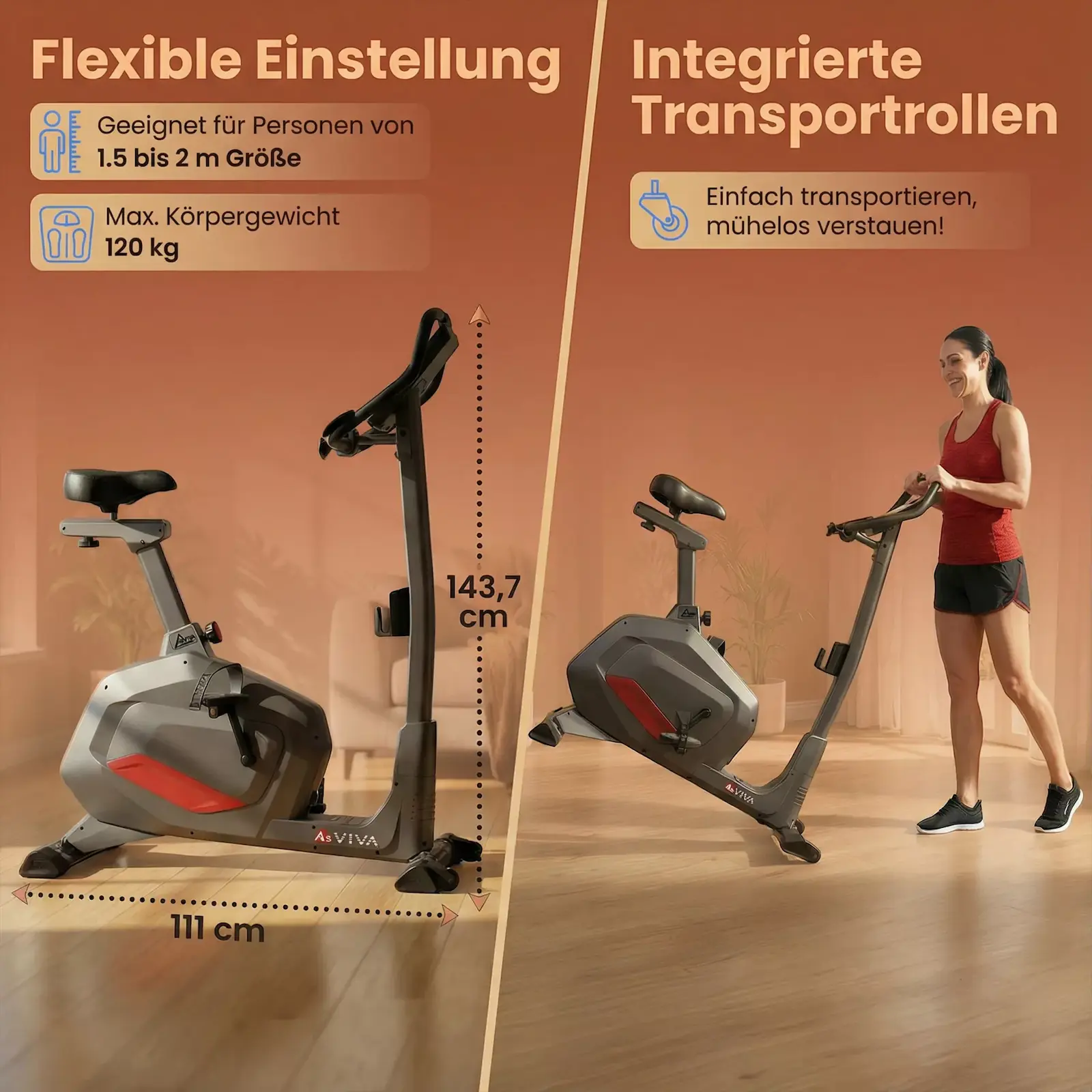 Kompakt verstauen & mühelos bewegen