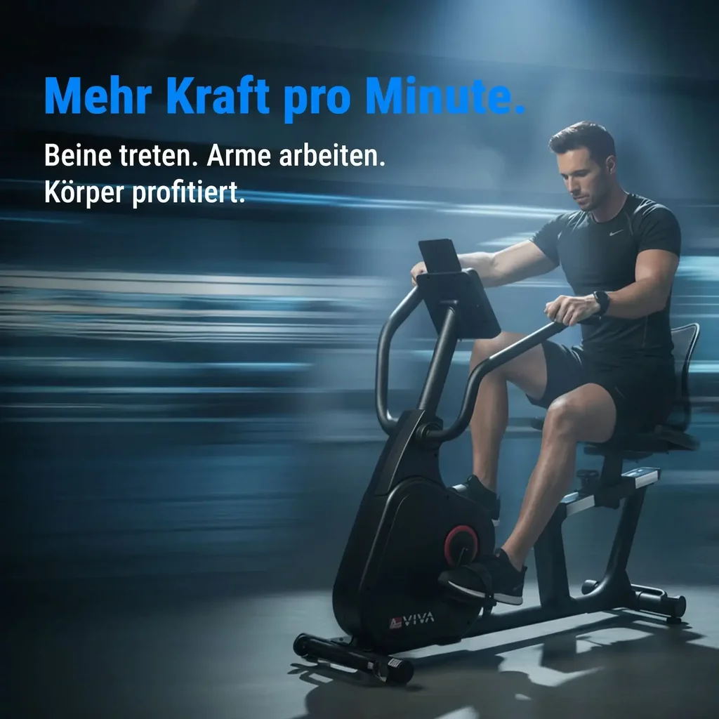 AsVIVA 2in1 Liegeergometer mit Armtrainer R7 – Ansicht 9