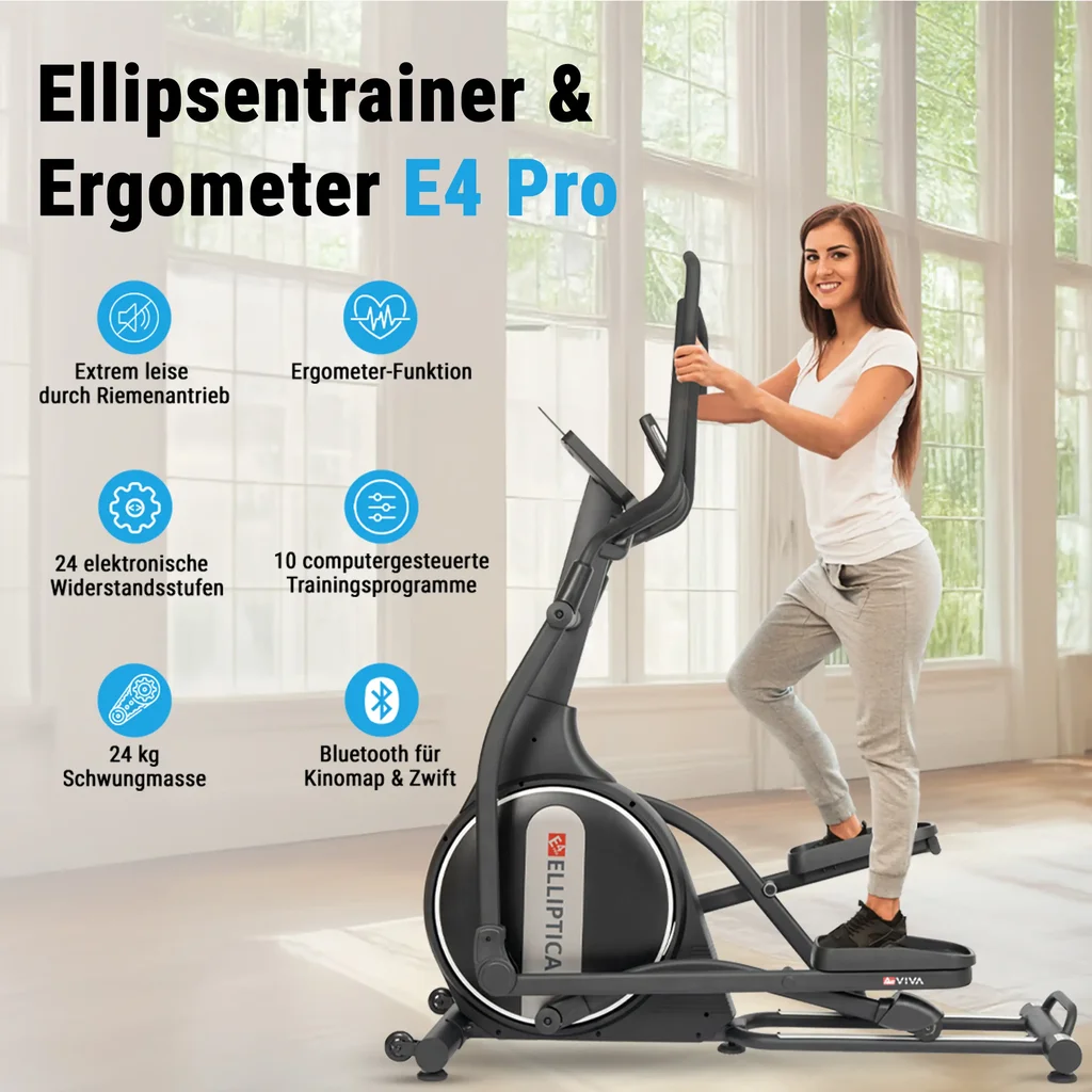 Crosstrainer Smart E4 Pro – Ellipsentrainer Eigenschaften
