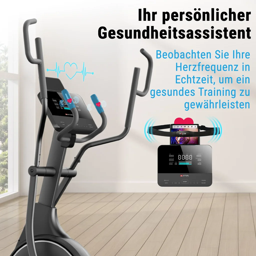 Crosstrainer Smart E4 Pro – Ellipsentrainer Pulsempfanger
