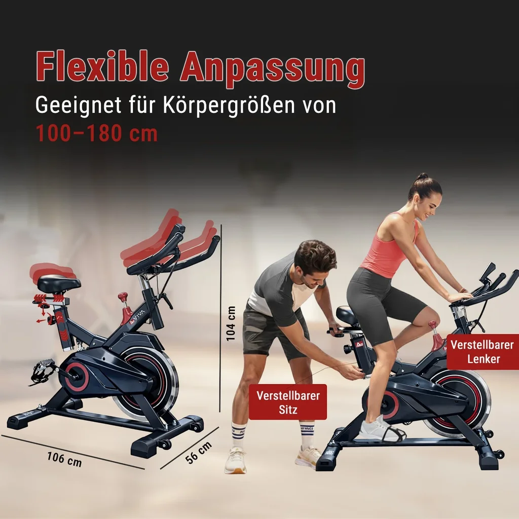 AsVIVA Speedbike Tour S11 – verstellbar & Sitz