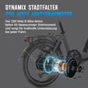 AsVIVA E-Bike Klapprad Stadtfalter B13 – Hinterradmotor