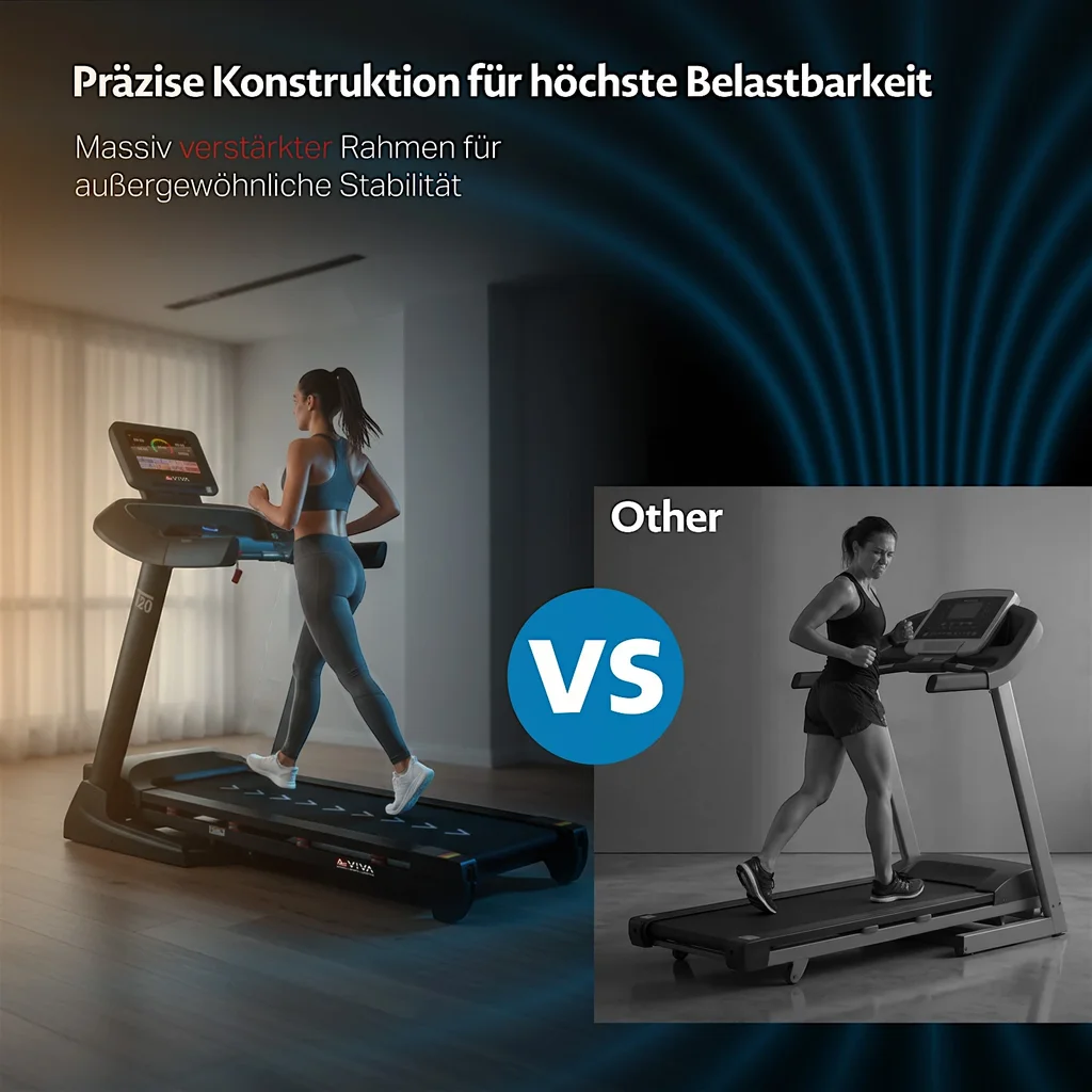 Laufband T20 Cardio Pro Runner – Starke Konstruktion