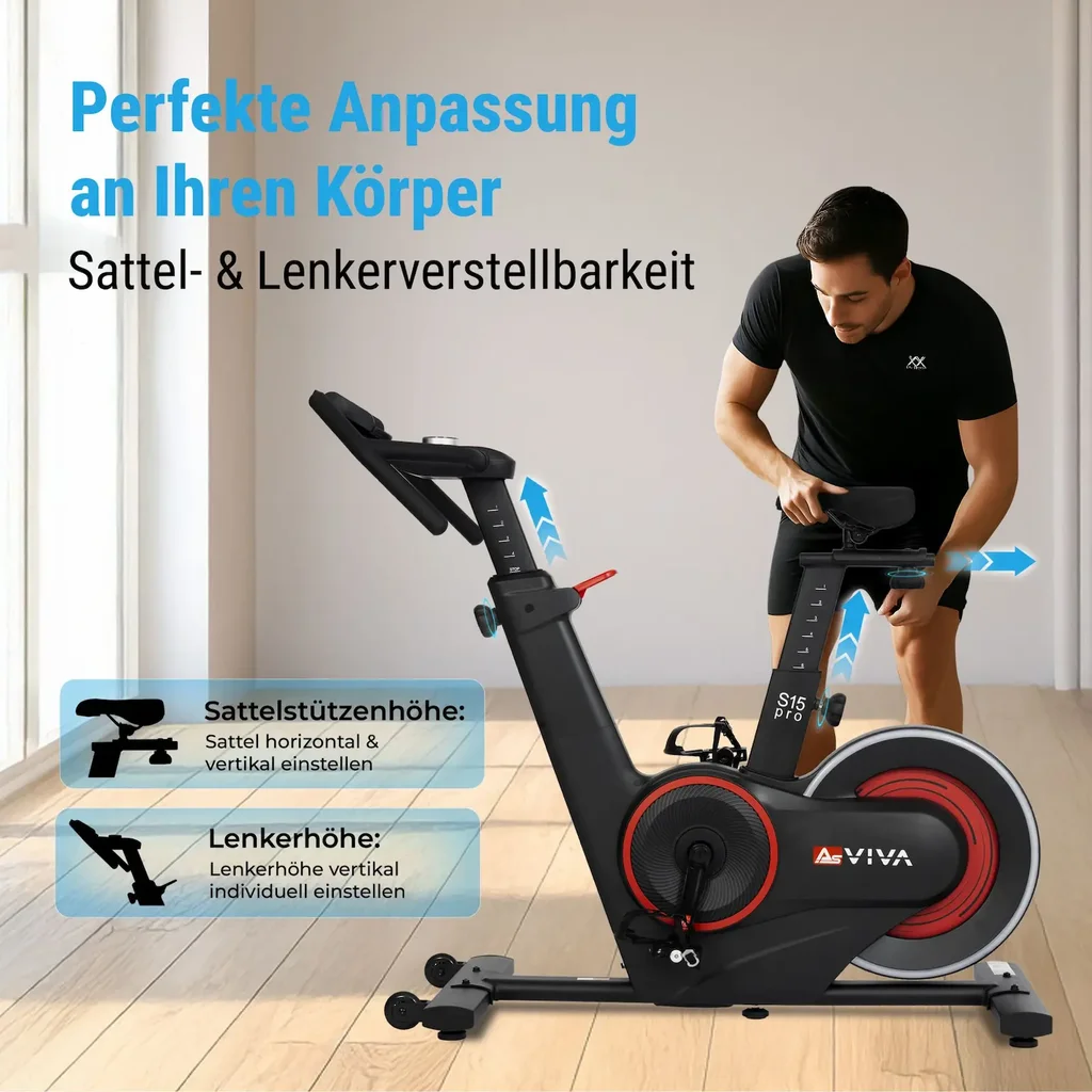 AsVIVA Speedbike Performance S15 – Körpergröße
