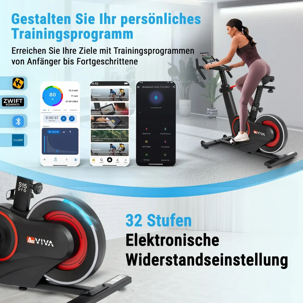 Speedbike Performance S15 – Indoor Cycle Widerstandsstufen