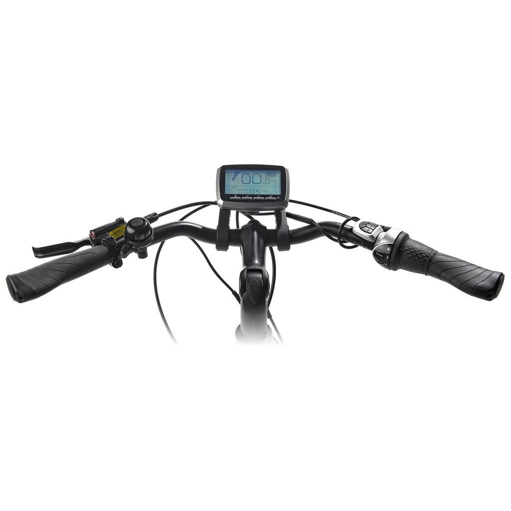 AsVIVA City E-Bike Stadtfalter B14 – Grau/Weiß – Ansicht 15