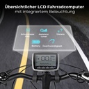 AsVIVA City E-Bike Stadtfalter B14 – Grau/Weiß – Bordcomputer